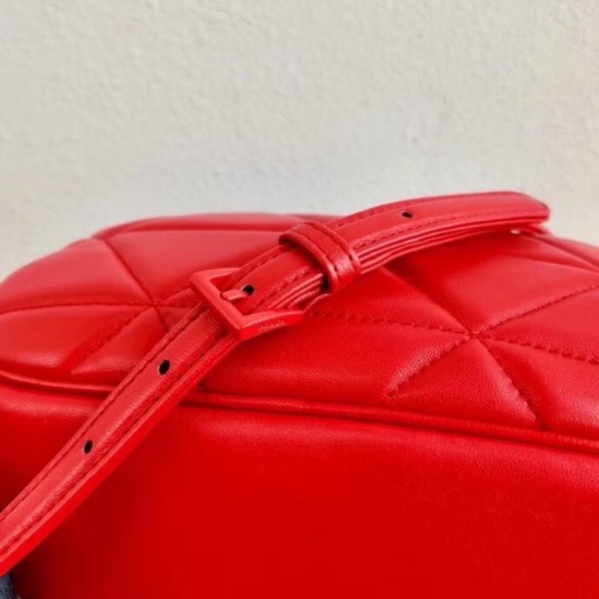 Prada Spectrum Camera Bag In Red Nappa Leather