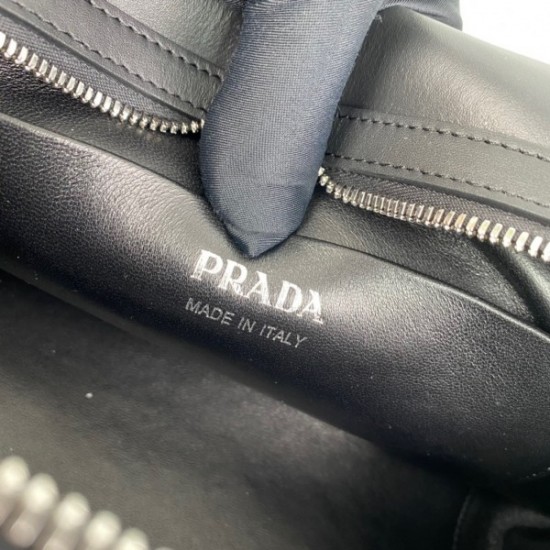 Prada Supernova Medium Handbag In Black Leather