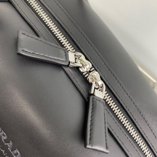 Prada Supernova Medium Handbag In Black Leather