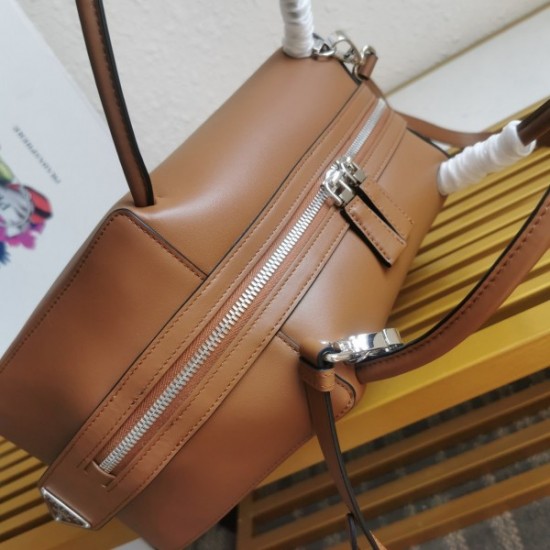 Prada Supernova Medium Handbag In Brown Leather