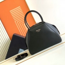 Prada Supernova Small Handbag In Black Leather