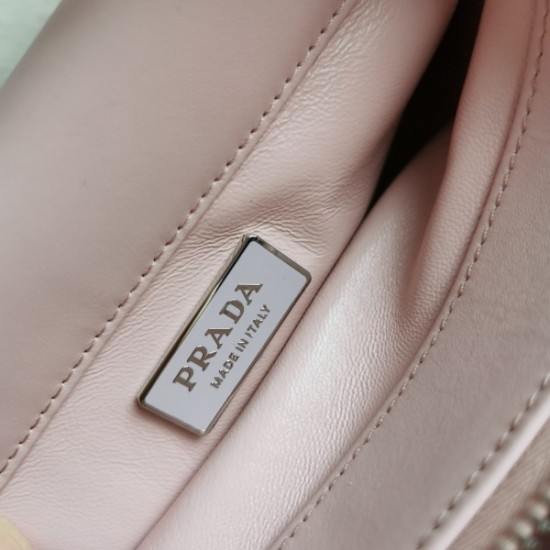 Prada Supernova Small Shoulder Bag In Pink Leather