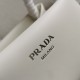 Prada Supernova Small Shoulder Bag In White Leather