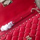 Valentino Rockstud Spike Crossbody Clutch In Red Lambskin