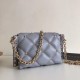 Valentino Mini Candystud Crossbody Bag In Pale Blue Lambskin