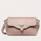 Valentino Mini Rockstud Crossbody Bag In Poudre Calfskin