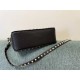 Valentino Small Rockstud Crossbody Bag In Black Grainy Calfskin