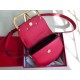 Valentino Small Supervee Crossbody Bag In Red Leather