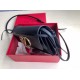 Valentino Small Vring Crossbody Bag In Black Calfskin 