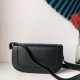 Valentino Supervee Crossbody Bag In Black Leather