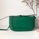 Valentino Supervee Crossbody Bag In Green Leather