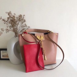 Valentino Escape Hobo Bag In Poudre Grained Calfskin