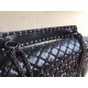 Valentino Large Crinkled Lambskin Rockstud Spike Shoulder Bag