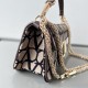 Valentino Large Loco Shoulder Bag in Black Toile Iconographe