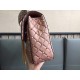 Valentino Large Rockstud Spike Bag In Poudre Nappa Leather