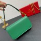 Valentino Loco Small Shoulder Bag In Green Calfskin