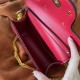 Valentino Loco Small Shoulder Bag In Red Calfskin