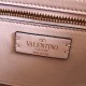 Valentino Medium Roman Stud Chain Bag In Pink Nappa