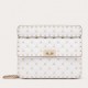 Valentino Rockstud Spike Medium Bag In White Nappa Leather