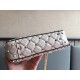 Valentino Rockstud Spike Small Bag In White Lambskin