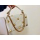 Valentino Roman Stud Chain Bag In Ivory Lambskin