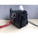 Valentino Small Love Vring Shoulder Black Bag