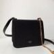 Valentino Small Vsling Shoulder Bag In Black Grainy Leather