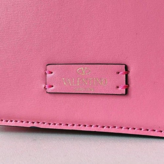 Valentino Small Vsling Shoulder Bag In Macaron Calfskin