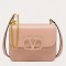 Valentino Small Vsling Shoulder Bag In Nude Calfskin