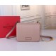 Valentino Small Vsling Shoulder Bag In Nude Calfskin