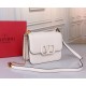 Valentino Small Vsling Shoulder Bag In White Calfskin