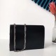 Valentino Vcase Black Chain Bag With Swarovski Crystals