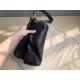 Valentino Vsling Hobo Bag In Black Grainy Calfskin 