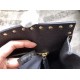 Valentino Black Small Rockstud Top Handle Bag