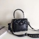 Valentino Candystud Mini Handbag In Black Lambskin