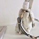 Valentino Candystud Mini Handbag In White Lambskin