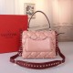 Valentino Garavani Quilted Candystud Top Handle Bag