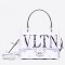 Valentino Garavani White VLTN Quilted Candystud Bag