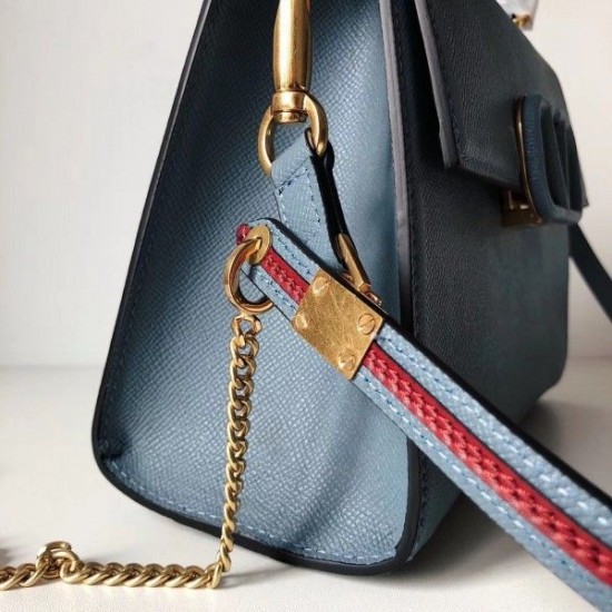 Valentino Small Vsling Handbag In Amadeus Grainy Calfskin