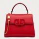 Valentino Small Vsling Handbag In Red Grainy Calfskin