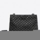 Valentino All Black Rockstud Spike Tote Bag