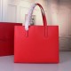 Valentino Garavani Red Large Vring Shopping Tote