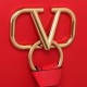 Valentino Garavani Red Large Vring Shopping Tote