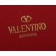 Valentino Medium Rockstud Tote In Red Grain Calfskin