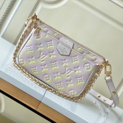 Louis Vuitton m46093 pink multi pochette accessories handbag