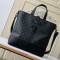 Louis Vuitton m45914 black saumur tote bag