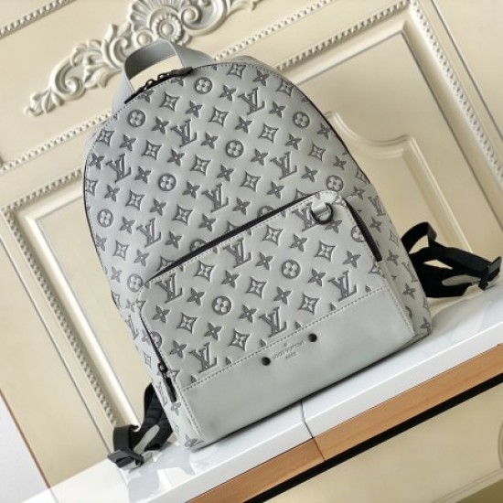 Louis Vuitton m46105 gray racer backpack