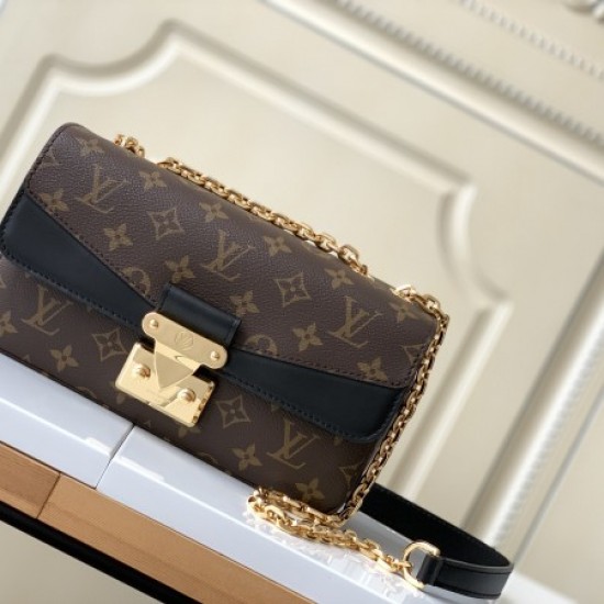 Louis Vuitton m46126 black marceau chain bag