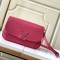 Louis Vuitton m59460 rose buci handbag