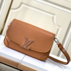 Louis Vuitton m59459 caramel buci handbag